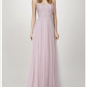 Theia Tulle Bridesmaid Dress in Thistle